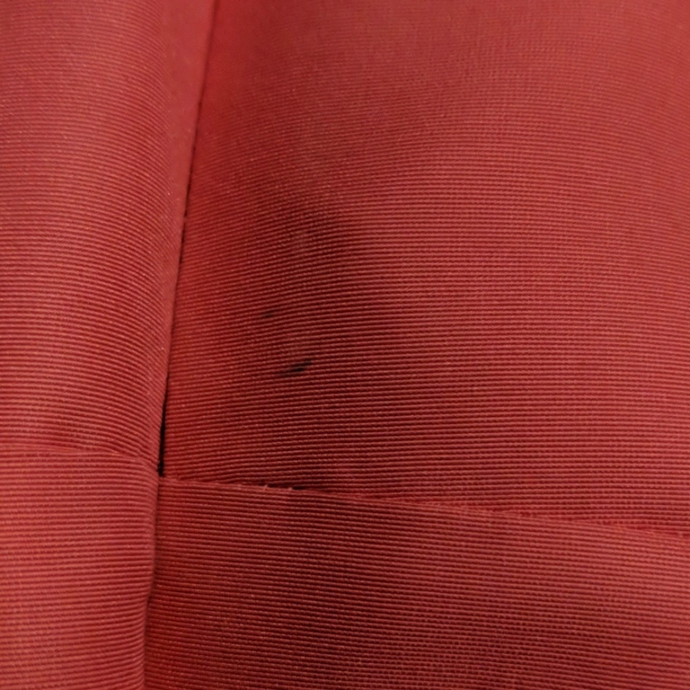 STRAPLESS RUFFLE-HEM DRESS IN FAILLE - Picture 6 of 6